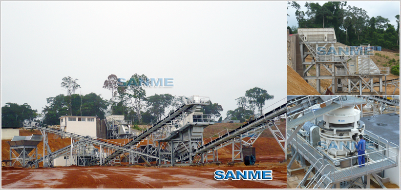 喀麦隆200吨玄武岩生产线